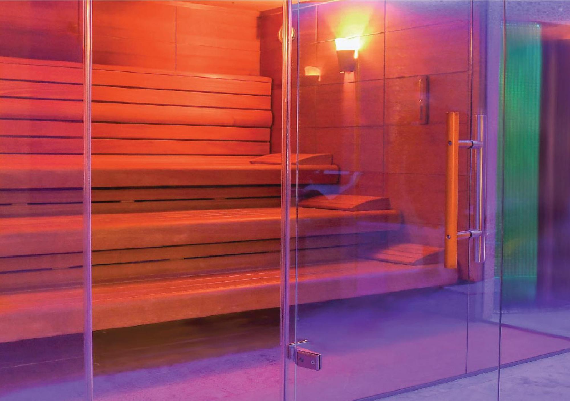 Jumeirah Messilah Beach Kuwait Kuwait City Exterior foto A modern Finnish sauna